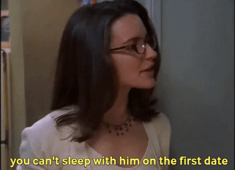 zorazanna giphygifmaker sex and the city first date GIF
