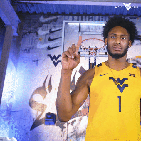 College Basketball Mountaineers GIF by WVU Sports