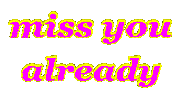 Miss You Already Sticker by Alissandra
