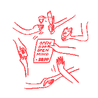 Pinzgau Hands Sticker by Ederhotels