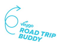 Driving Road Trip Sticker by Veygo