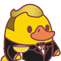 Cheers Celebrate Sticker by FOMO Duck