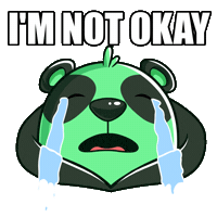 Sad Crying Meme Sticker by SuperVerse