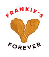 fried chicken love Sticker