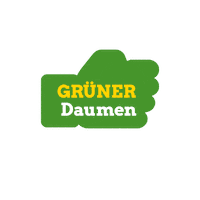 gruene-hessen thumb daumen hoch green thumb gruenehessen Sticker