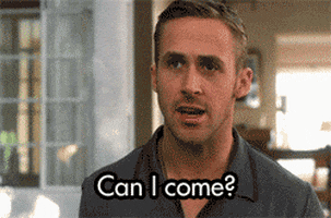 excited ryan gosling GIF