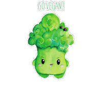 Go Vegan Sticker