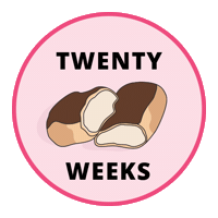 Pregnancy Baby Size Sticker by Bump Boxes