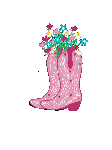 Flowers Texas Sticker