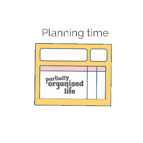 partiallyorganisedlife giphyupload fridge pol planningtime Sticker