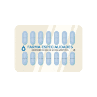 Farmaespecialidades salud medicina entrega envio Sticker