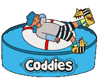 Swimming Pool Summer Sticker by Coddies