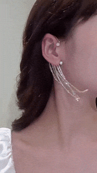 Fascinantesemijoias brincos brincos não perfurantes clipes para orelha clipe para brincos GIF