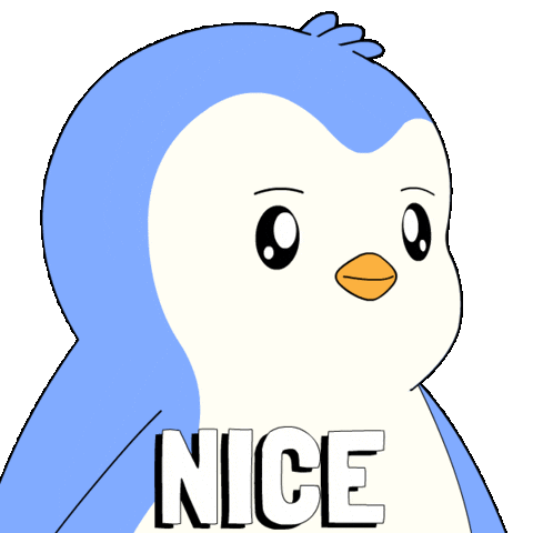I Like It Good Job Sticker by Pudgy Penguins