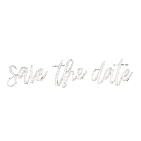 Save The Date Wedding Sticker