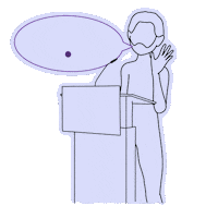 Rede Sticker by Lucie Gerstmann