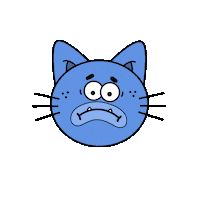 Sad Cat Sticker