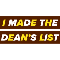 Deans List College Sticker by Lehigh University