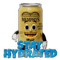 memphyswater hot sports drink water Sticker