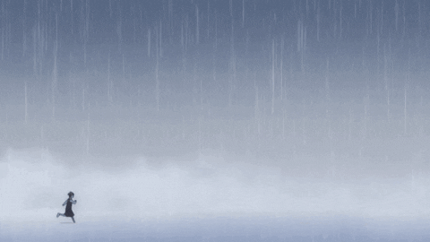 salqmiyolo giphyupload anime running rain GIF
