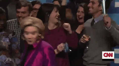 kate mckinnon happy dance GIF by Saturday Night Live