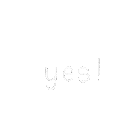 Minimalism Yes Sticker