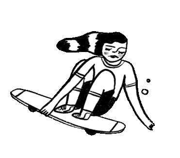 skate skating Sticker by Nissa_mirum