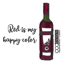 Wine Bottle Drink Sticker by mokospinceszet