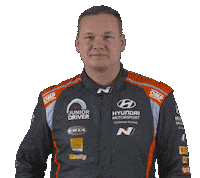 Hyundai Codriver Sticker by FIA World Rally Championship