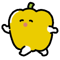 Fruit Vegetable Sticker by kupaberu