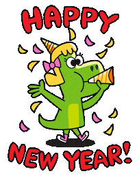 Happy New Year Sticker by joeyahlbum