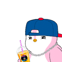 So Excited Love Sticker by Pengu Juice Co.