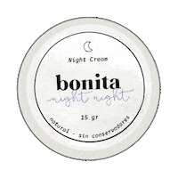 BONITASKINCARE beauty night skincare cream Sticker