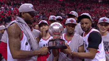 Excited Toronto Raptors GIF by NBA