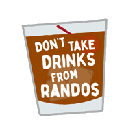 In Da Club Drinking Sticker by All Better