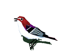 Art Bird Sticker by badblueprints