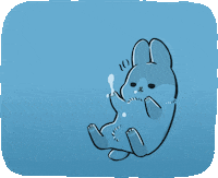 sad rabbit GIF by YUKIJI