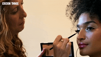 Glow Up Make-Up GIF by BBC Three