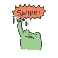 nousan swipe frog nou かえる Sticker