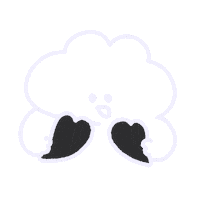 白 Love Sticker by おめがちゃん