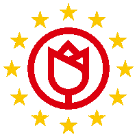 Flag Europe Sticker by NRW Jusos