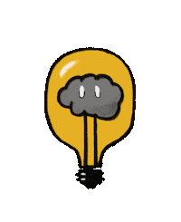 Happy Cloud Sticker