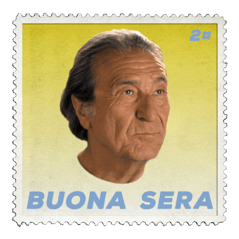 Italian Stamps Sticker