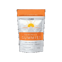 CuredNutrition sleep cbd serenity supplement Sticker