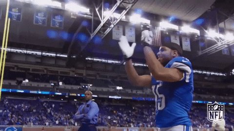 Detroit Lions Applause GIF by NFL
