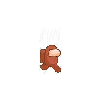 Video Game Run Sticker