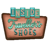 insidetravellersshoes inside travellers shoes insidetravellersshoes Sticker