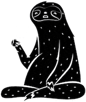 Santiago De Compostela Slothful Sticker by Restaurante Suculenta