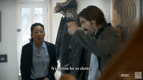 killing eve fashion GIF by BBC America