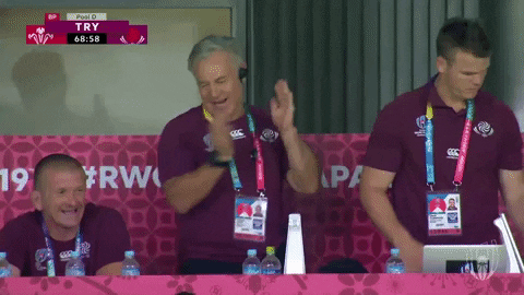 Happy World Rugby GIF by Rugby World Cup